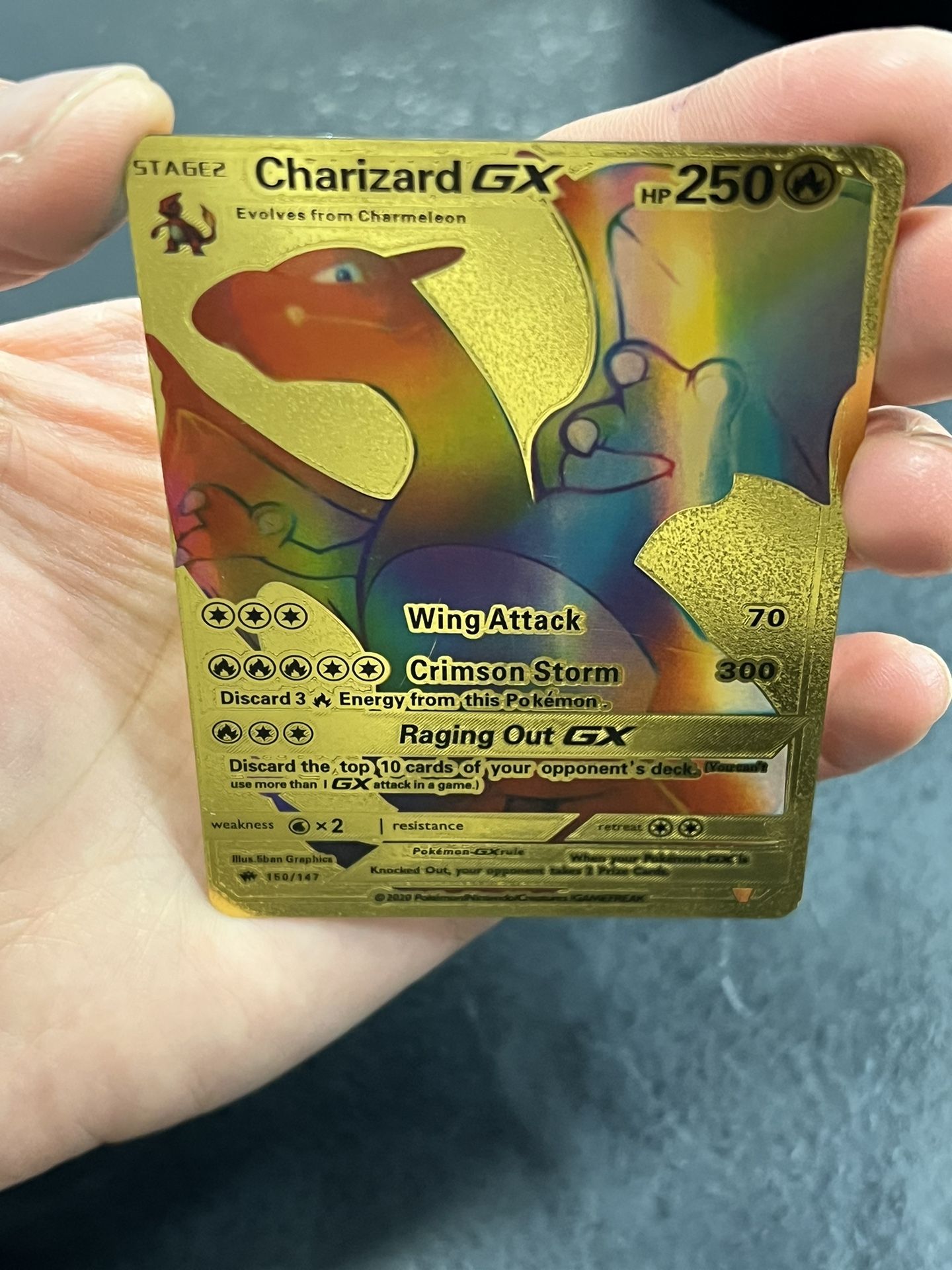 Golden Rare Lunala Pokemon Card for Sale in Santa Ana, CA - OfferUp