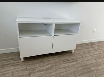 IKEA White TV Stand
