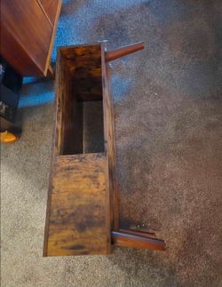 Mid-Century Modern Rustic Coffee Table