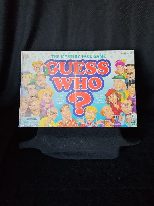 Guess Who Mystery Face Game 1998 2 Players 6 & Up All Pieces No Instructions