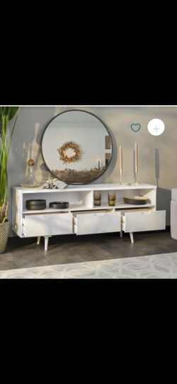 Walker Edison Perth Modern 3 Drawer Solid Wood