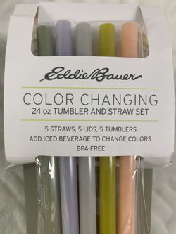Eddie Bauer Color Changing Tumbler Set Of 5