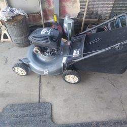 Crosman push lawn mower runs good $100 firm