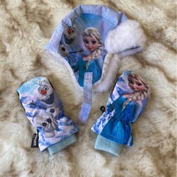 Elsa Set Hat And Gloves H&M Disney
