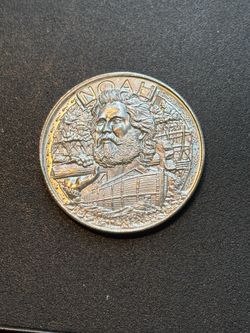 .999 1 OZT Silver Early 2000s “Noah’s Ark” Fine Art Round