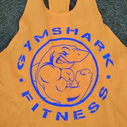 Men's Gym Shark Stringer Tank Top M