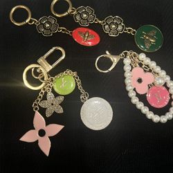 Bag charms upcycled 