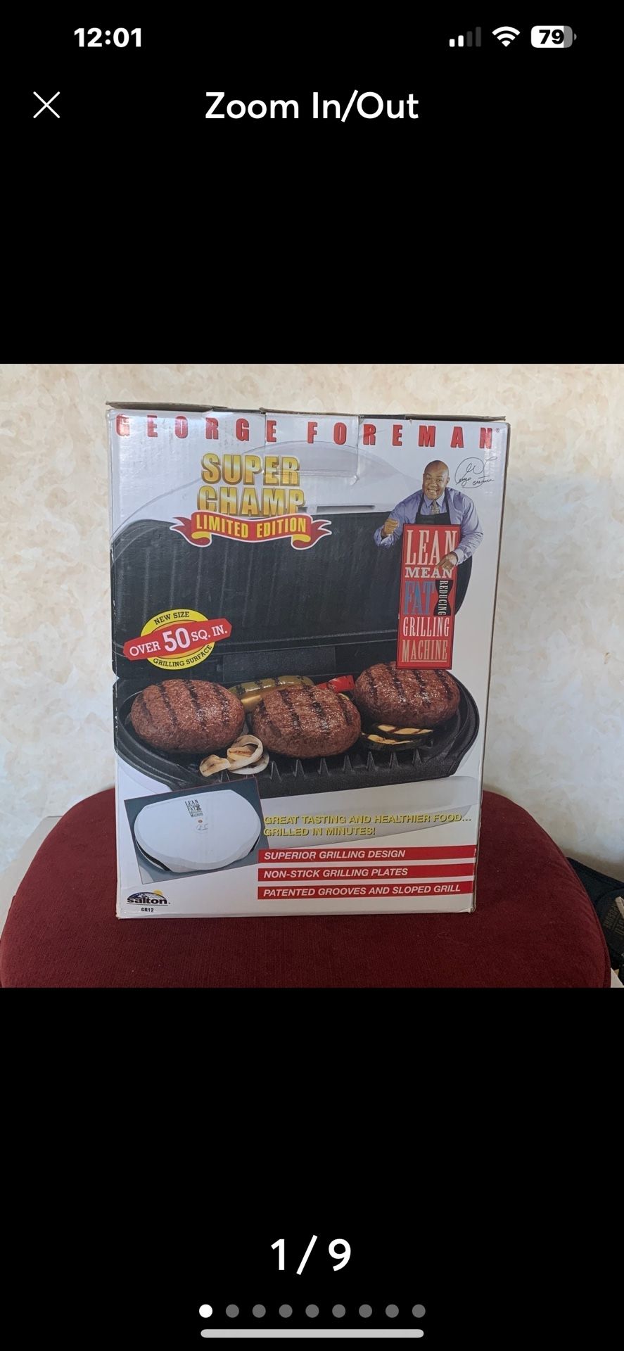 ‼️Unopen‼️Limited Edition George Foreman Grill