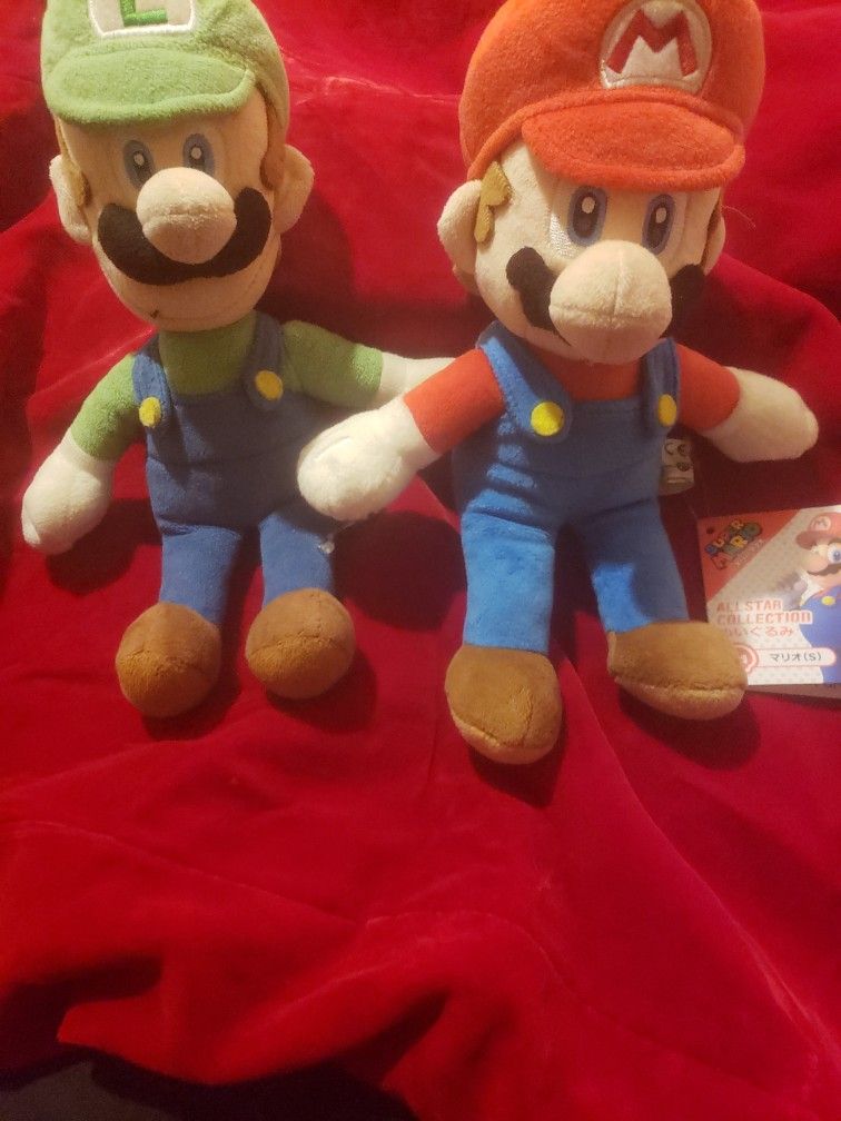 Super Mario And Luigi Plush