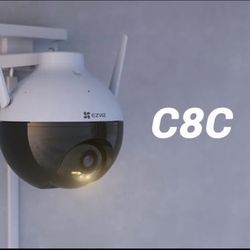 EZVIZ Outdoor Camera Pan/Tilt/Zoom, 360° Visual Coverage, 1080P WiFi Security