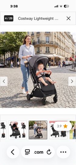 NewCostway Lightweight Baby Stroller