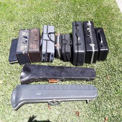 11 Empty Musical Instrument Cases All For One Price