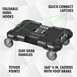 FLEX STACK PACK Dolly – 250 lb Capacity – Heavy Duty