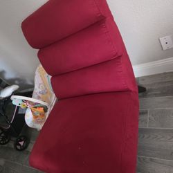 Sofa De Tela Roja