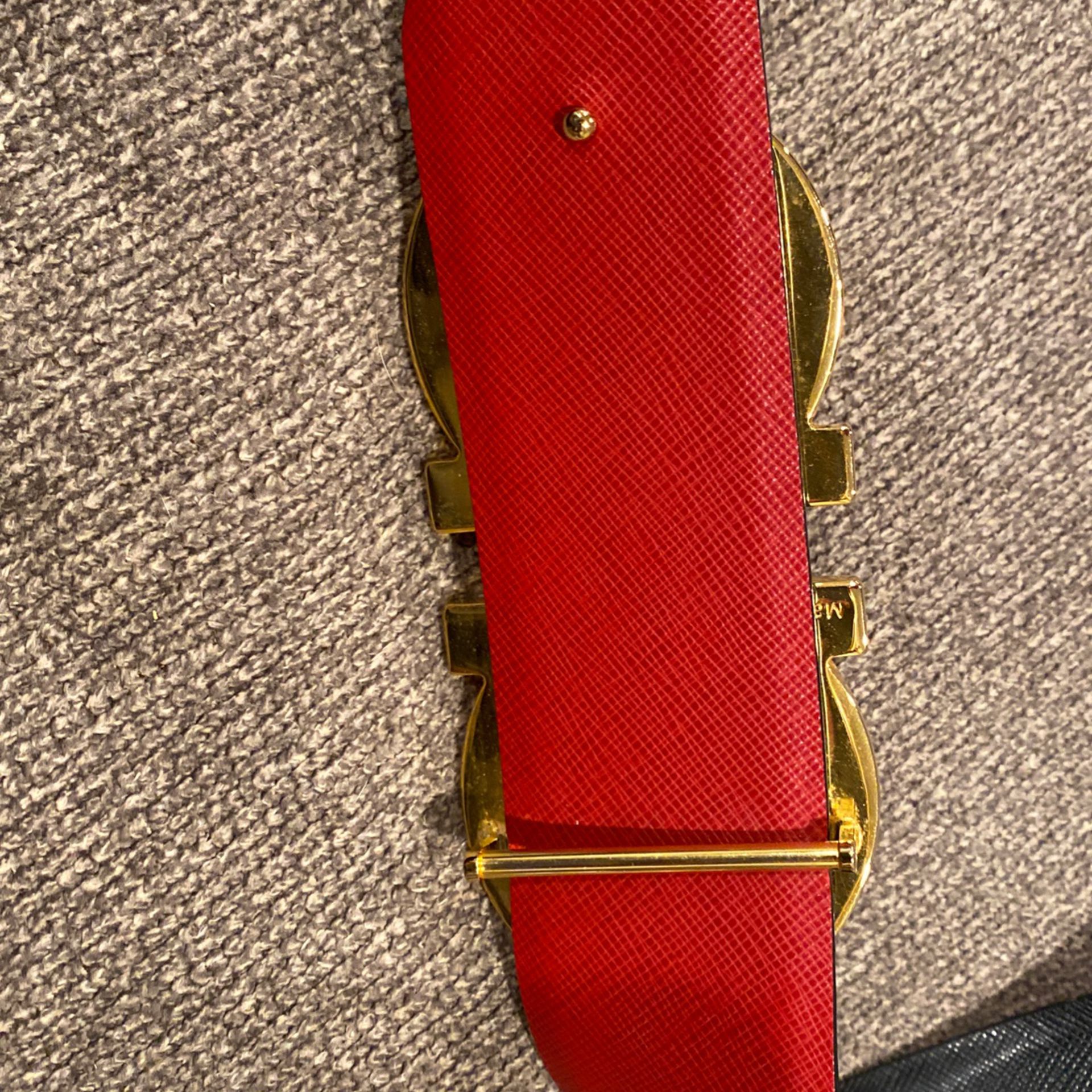 Salvatore Ferragamo Leather Belt - Red Belts, Accessories - SAL323892