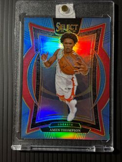 Amen Thompson Aqua Blue /299 Select prizm