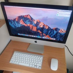 Apple iMac 21.5" All In One PC - Intel Core i5 2.8ghz, 8gb RAM, 1TB HD, Wireless Keyboard/Mouse, Near new!, Box, Updated iOS