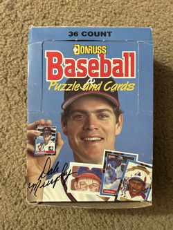 1988 Donruss complete box. 36 sealed packs $35 New