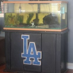 Dodgers FISH TANK AQUARIUM 4OGALLON