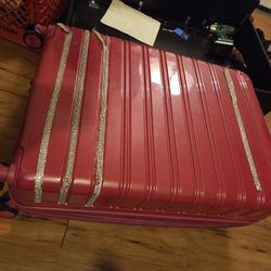 Free - Large Pink Suitcase