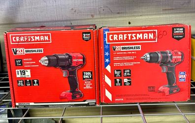 Craftsman V20 Brushless 1/2-Inch Cordless Hammer Drills