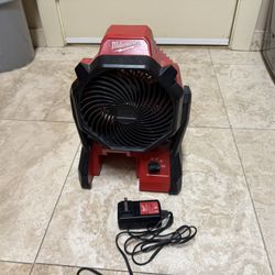 Milwaukee M18 Fan Come With Power Adapter