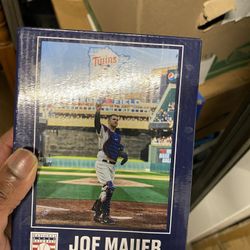 Minnesota Twins Joe Mauer Replica Hall Of Fame Plaque SGA 8/3/2024