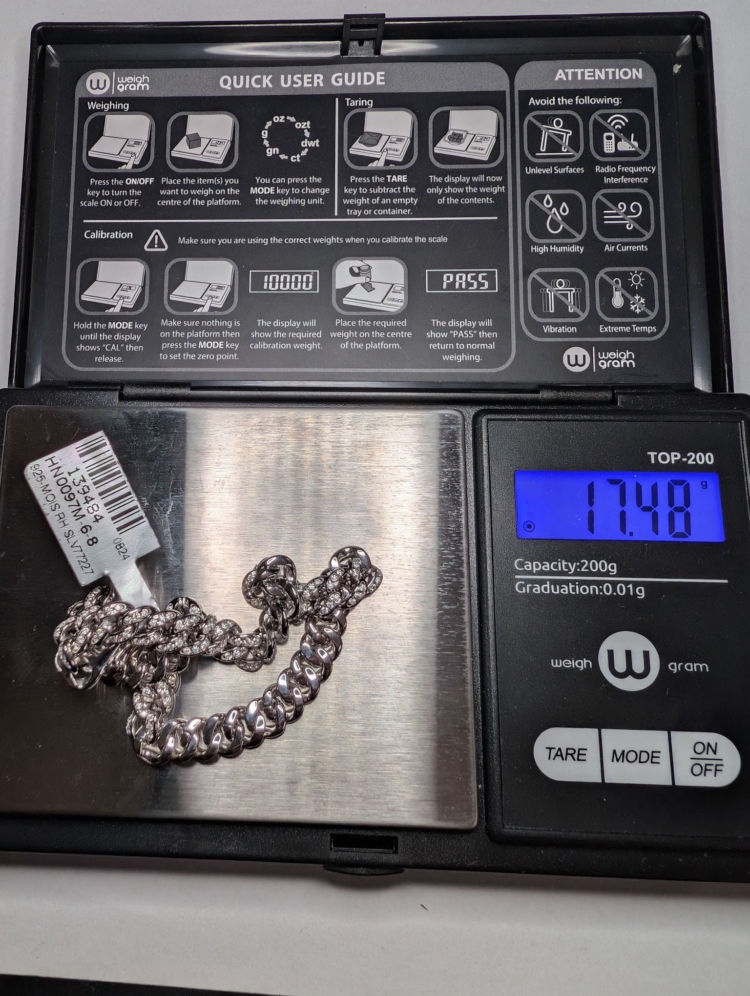 Brand New Iced Out Solid 925 8” 6mm Miami Cuban Moissanite Bracelets