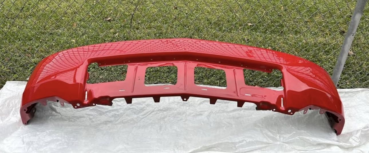 2014-2015 Chevolet Silverado Front Bumper Victoria Red color