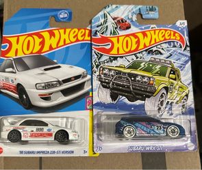 Hot Wheels Subaru set