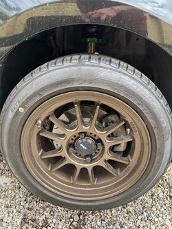 König Dekagram 15×7.5 Gloss Bronze 4×100 + Falken Ziex ZE950 A/S 195/55R15
