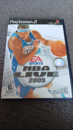 NBA Live 2005 Basketball game for the Playstation 2 PS2 