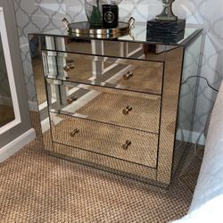 Mirrored Nightstands 