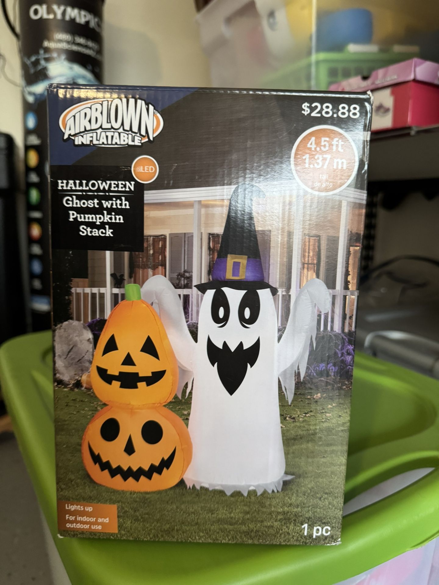 Halloween Ghost With Pumpkin