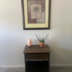Two Tone Side Table/nightstand