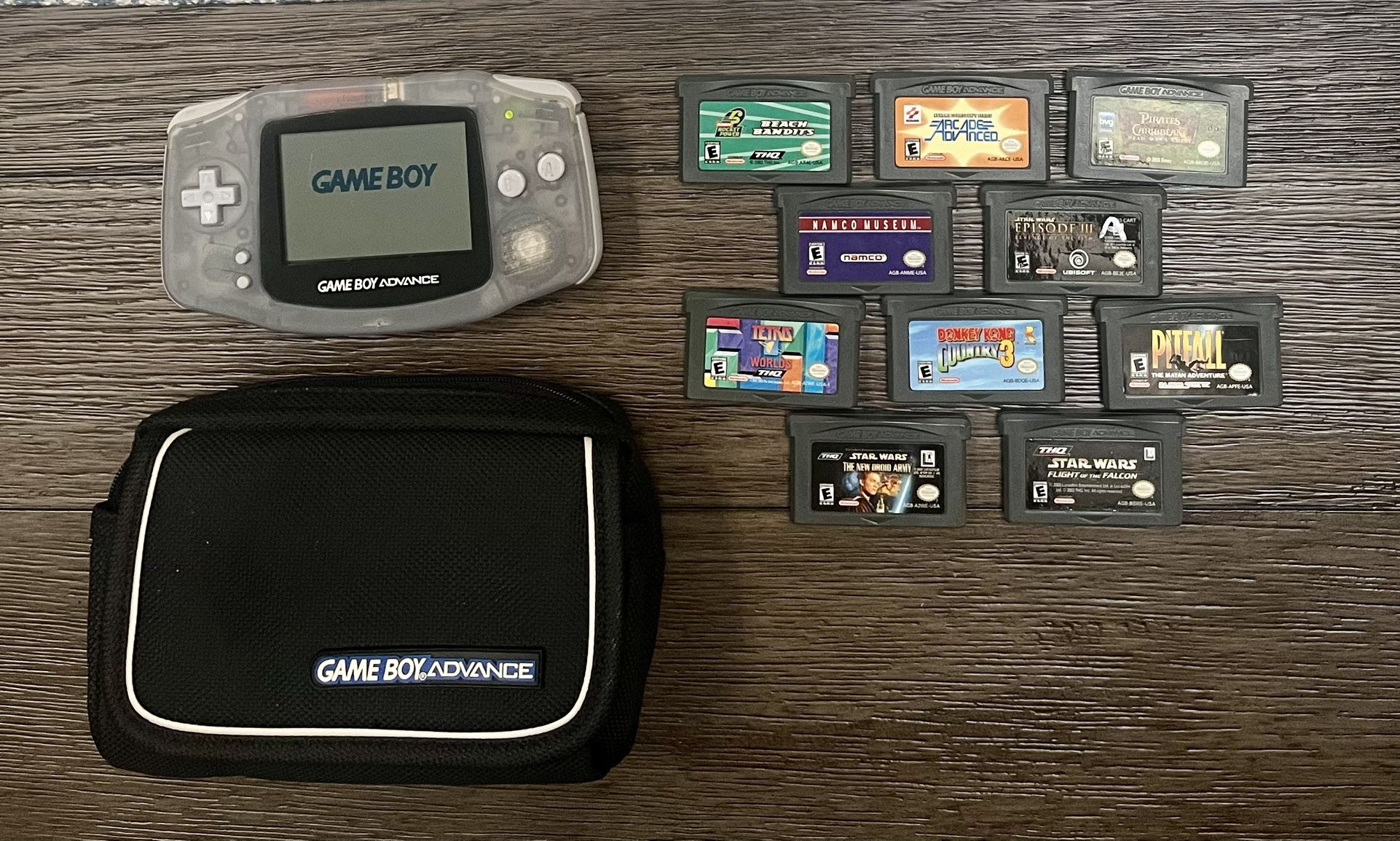 Gameboy Advance with Games