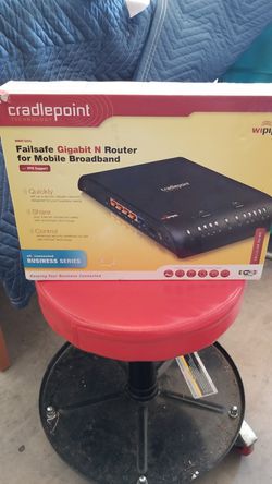 Cradlepoint failsafe Gigabit N Router for movie broadband
