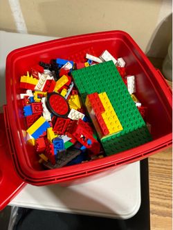 Large Bin of Legos