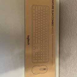 Logitech Keyboard With Mouse 