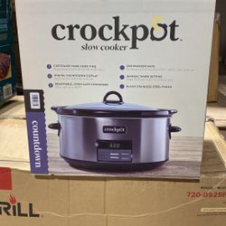 Crockpot programmable 8-Quart slow cooker black stainless steel collection   1pc 