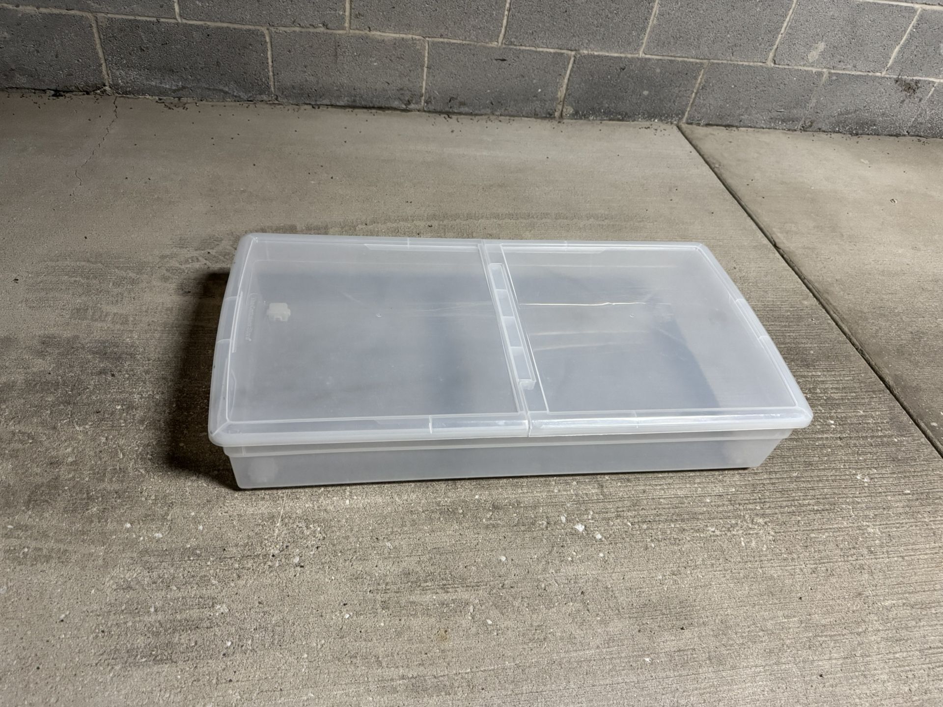 2  Long Under Bed Box with Wheels