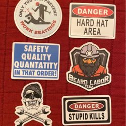 Hard Hat / Laborers Stickers 