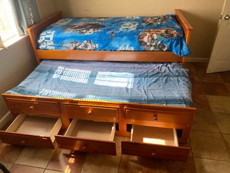 CAMA DOBLE CON CAJONES
