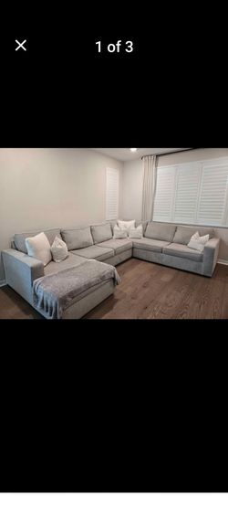 Living Spaces Sectional Couch