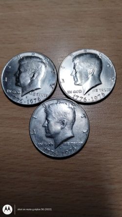 Kennedy Bicentennial Half Dollar Coins