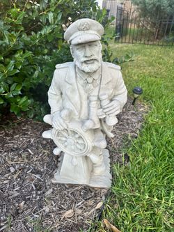 Captain garden statue