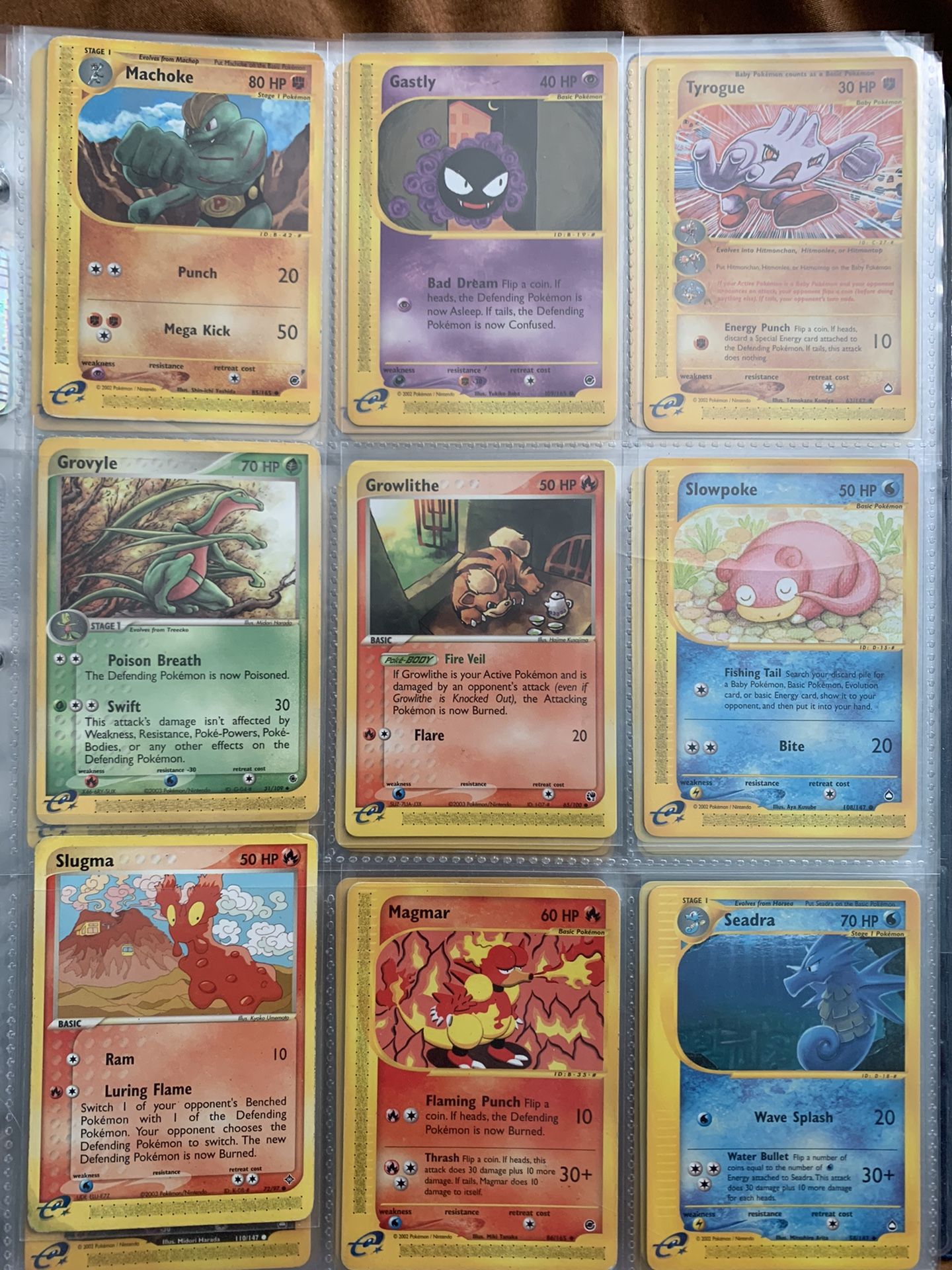 pokemon E reader cards non holographic