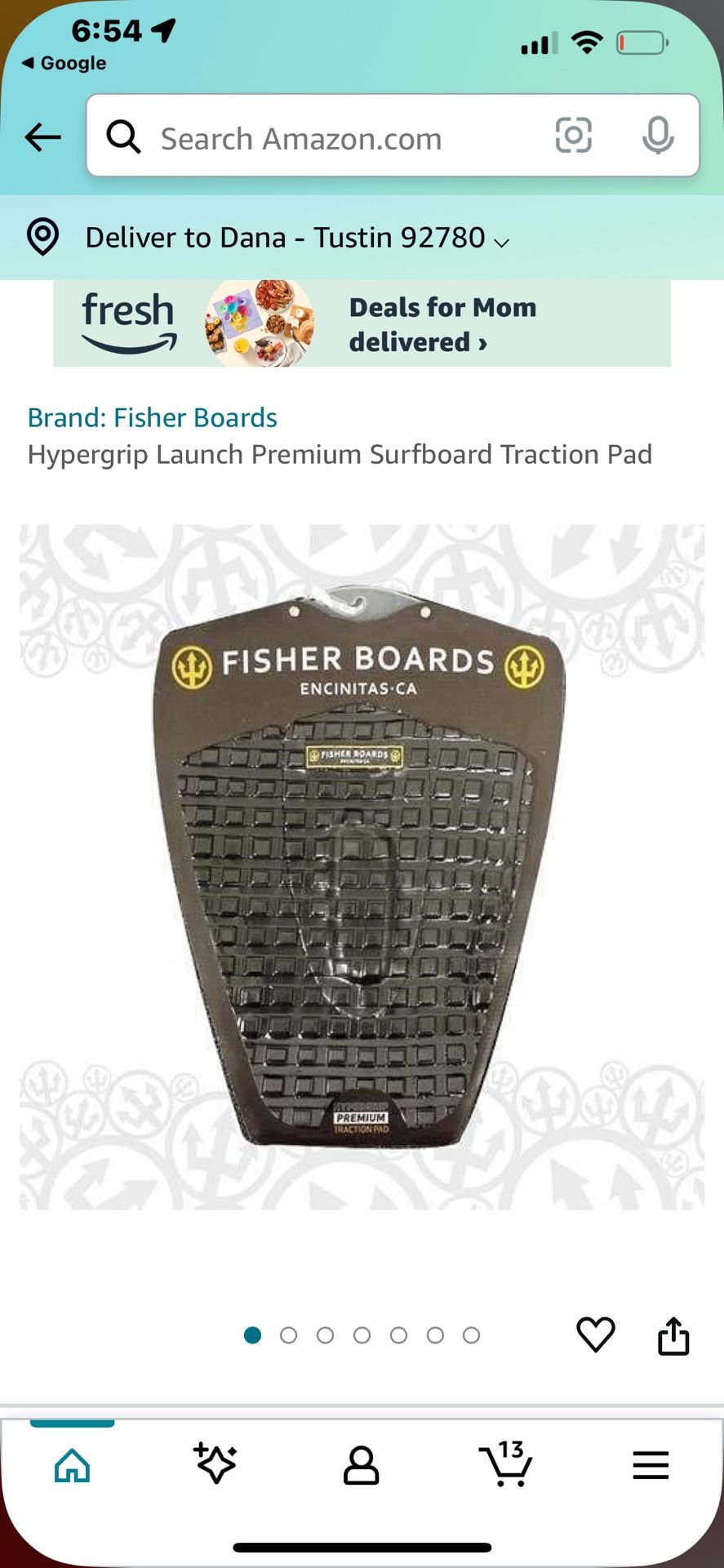 Hypergrip Launch Premium Surfboard Traction Pad