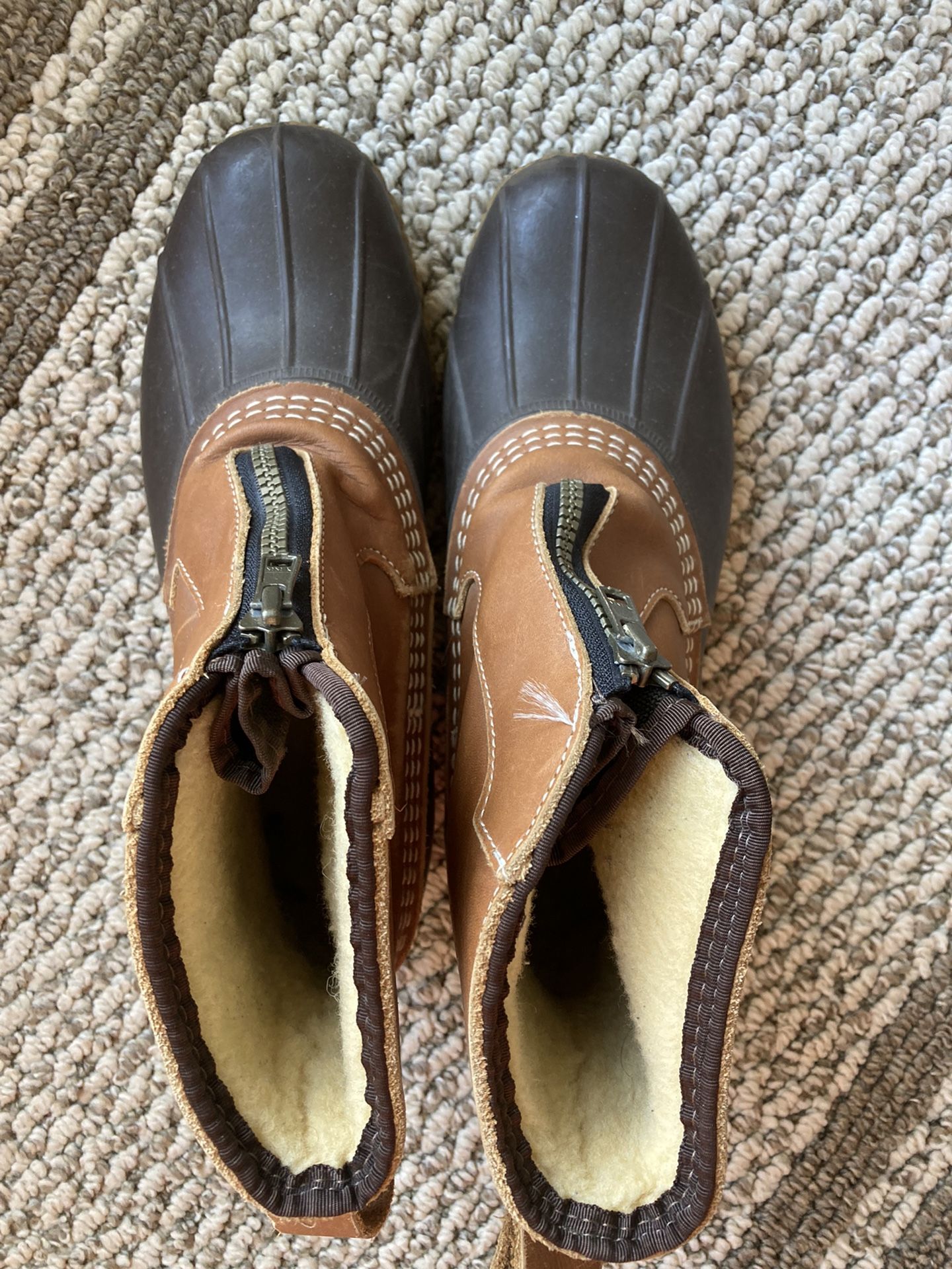 LL Bean Ankle Duck Boots For Rain Or Snow