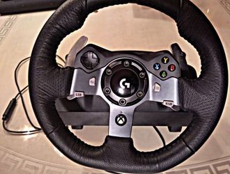 Logitech G920 Wheel + Stainless Steel Paddle Shifters